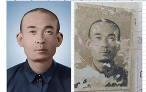 海棠老照片修复-2